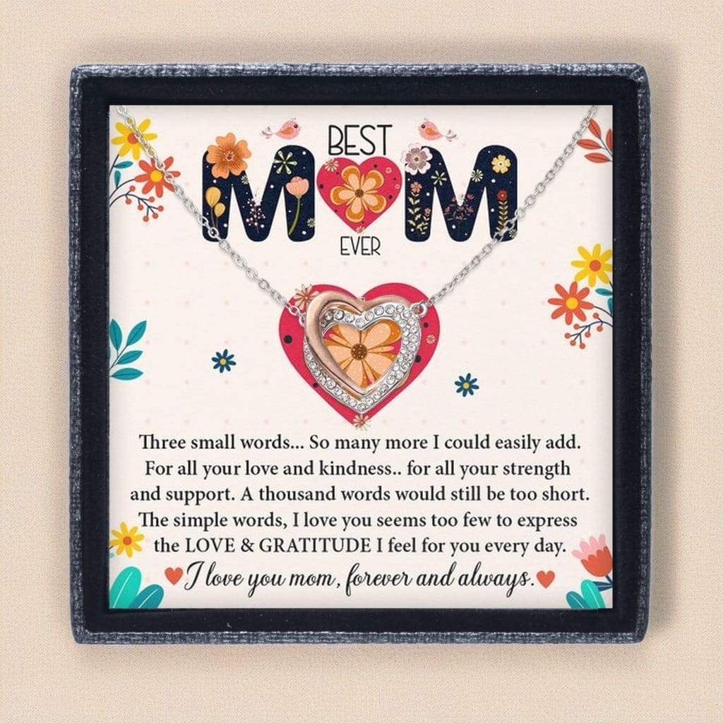 Everlasting Bond - Interlocking Hearts Necklace